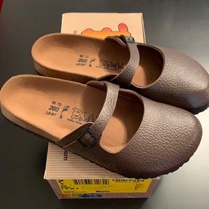 NEW Birkenstock Birkis Maria Brown 9 or 40 RARE
